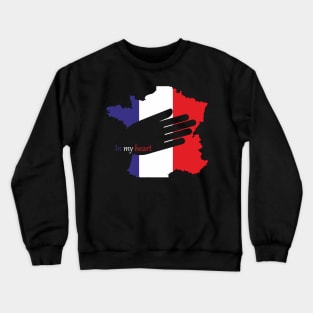 In My Heart. France Crewneck Sweatshirt